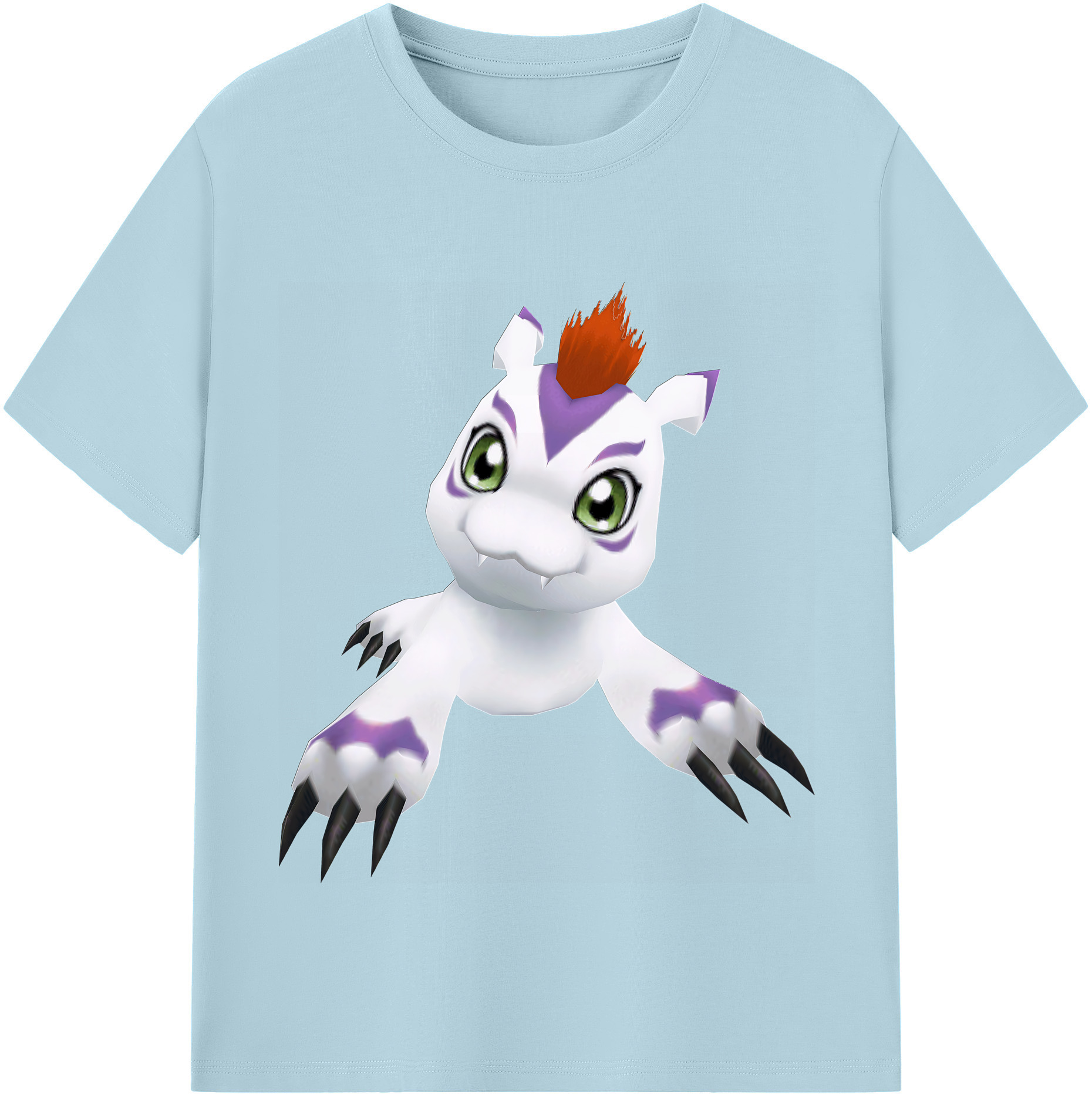 （画像用） Digimon デジタルモンスター/デジモン 綿100％半袖Tシャツ（フロントプリント）
